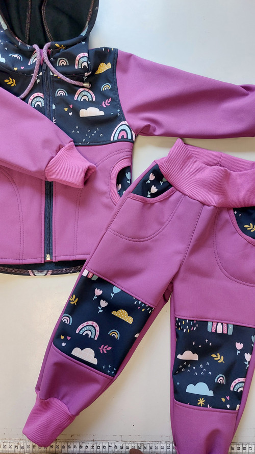 Kalhoty softshell, Duha a Purpur v.92 — foto 2