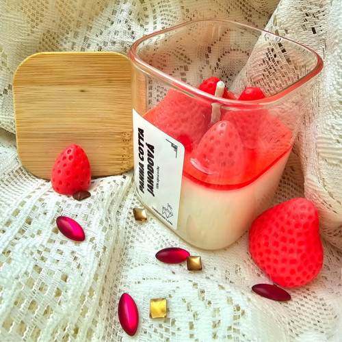 Panna cotta jahodová — foto 3
