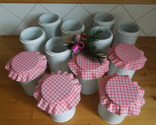 Velká porcelánová značená dóza — foto 2