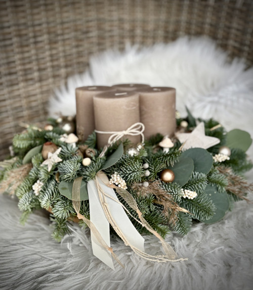 Adventní věnec latte — foto 5