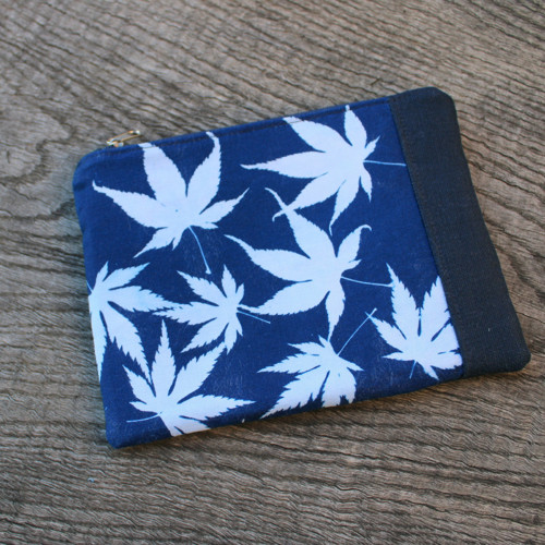 Zipová taštička Blue listy NO4 — foto 2