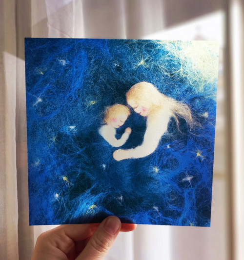 "Jen klidně spinkej" Light Tale - rámeček+průsvit — foto 3