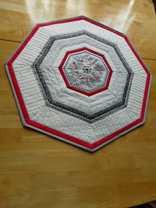 Vánoční dečka, ubrus - patchwork — foto 4