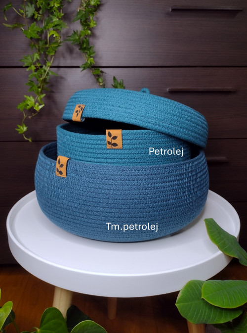 Sada úložná 3 ks "Petrolej" — foto 6