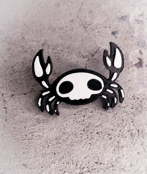 Odznáček pin skeleton Krabík — foto 2
