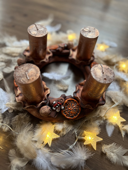Adventní věnec s vůní skořice… — foto 6