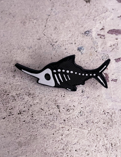 Odznáček pin skeleton Mečoun — foto 3