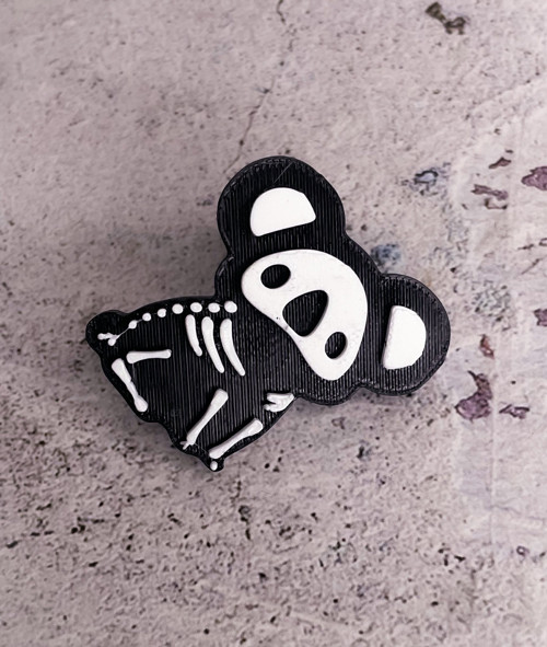 Odznáček pin skeleton Koala — foto 3