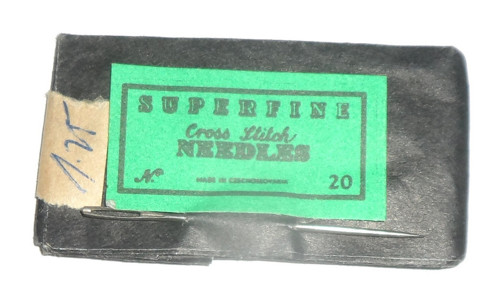 Starožitné šicí JEHLY • Needles, No. 20 — foto 2