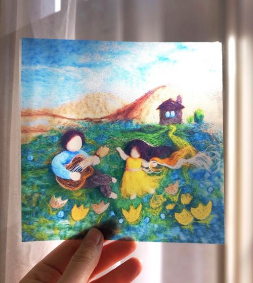 "Jaro vítej" Light Tale - rámeček+průsvit — foto 4