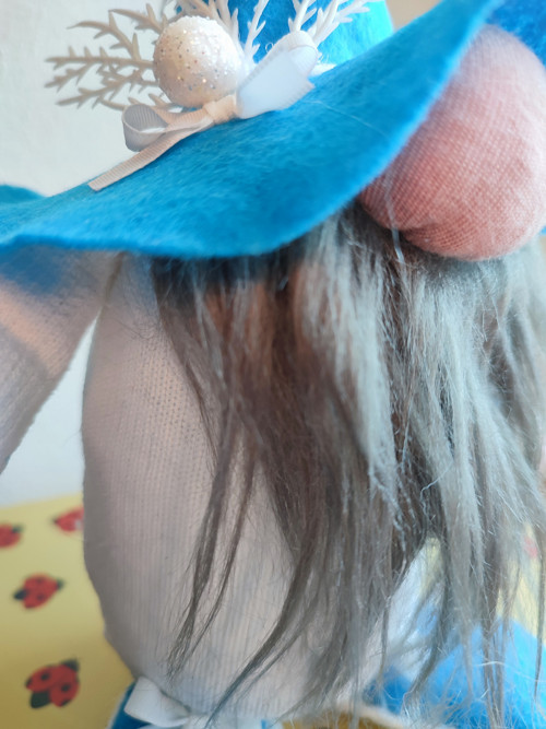 Bílý skřítek cca 25 cm — foto 3