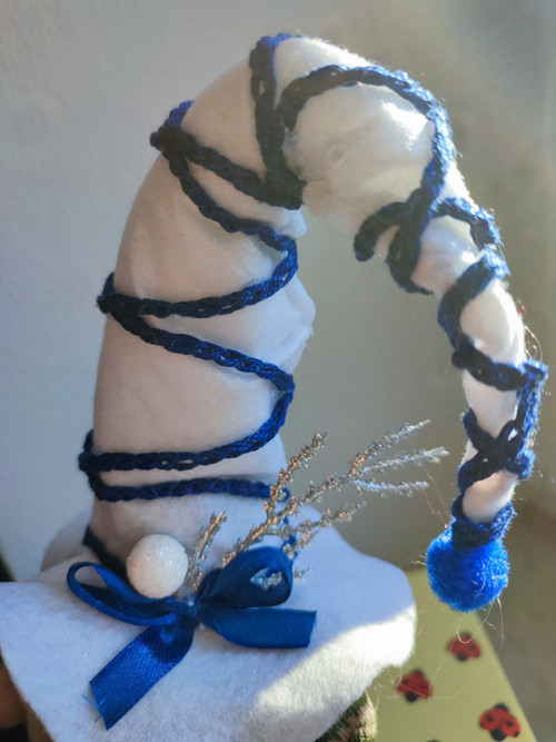 Modrý skřítek cca 25 cm — foto 2