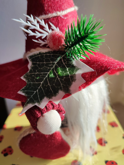 Červený skřítek cca 25 cm — foto 3