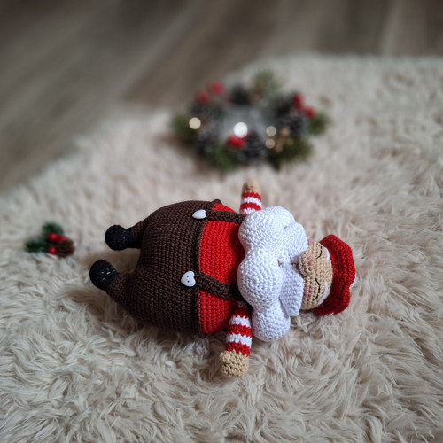 Háčkovaný papa Noel — foto 3
