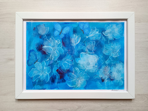 „REVERIE (SNĚNÍ)“ – malba klinem – ORIGINÁL — foto 2