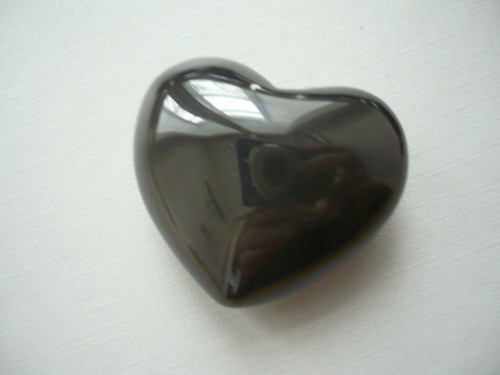 Srdce - obsidián duhový 45 mm, č.6f — foto 2