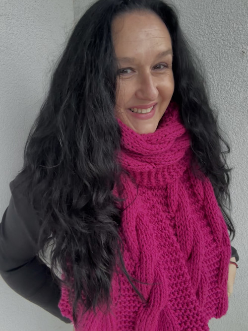 Ručně Pletená Šála — foto 3