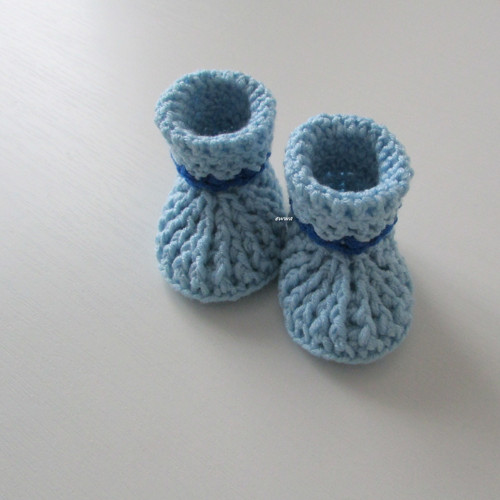 Háčkované botičky (9 cm) — foto 3