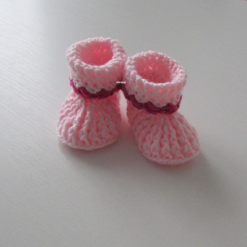 Háčkované botičky (9 cm) — foto 2