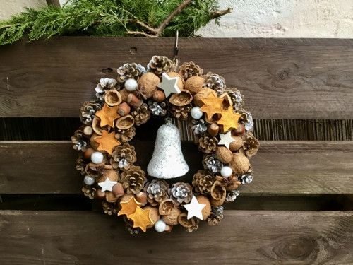 Adventní věnec na dveře — foto 3