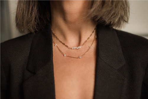 Trixie - náhrdelník s herkimer diamanty — foto 6