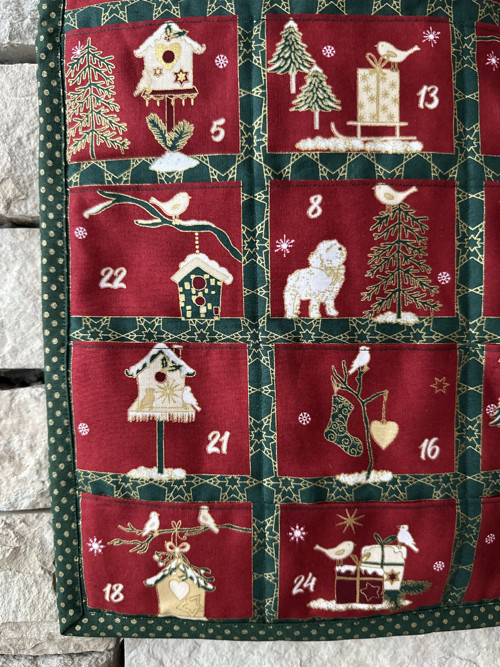 Adventní kalendář - vínový — foto 2