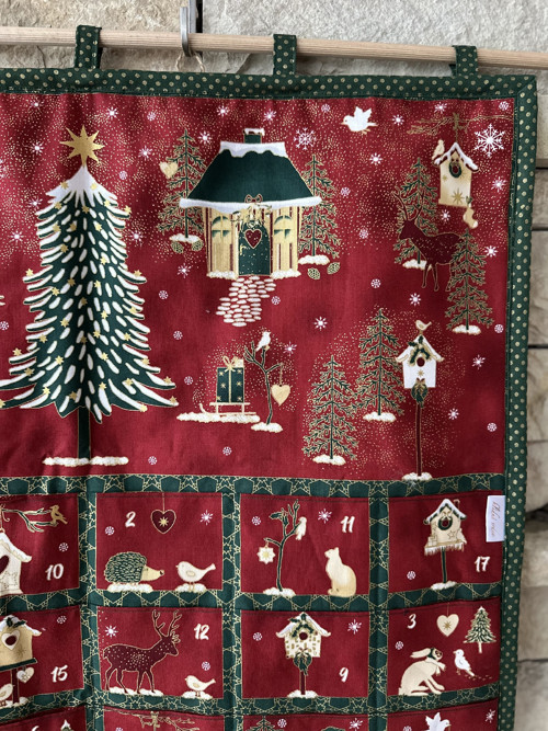 Adventní kalendář - vínový — foto 3