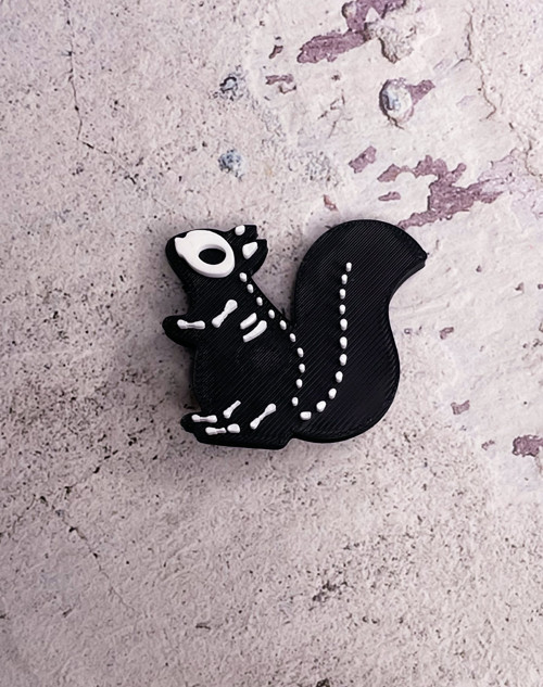 Odznáček pin skeleton Veverka — foto 2