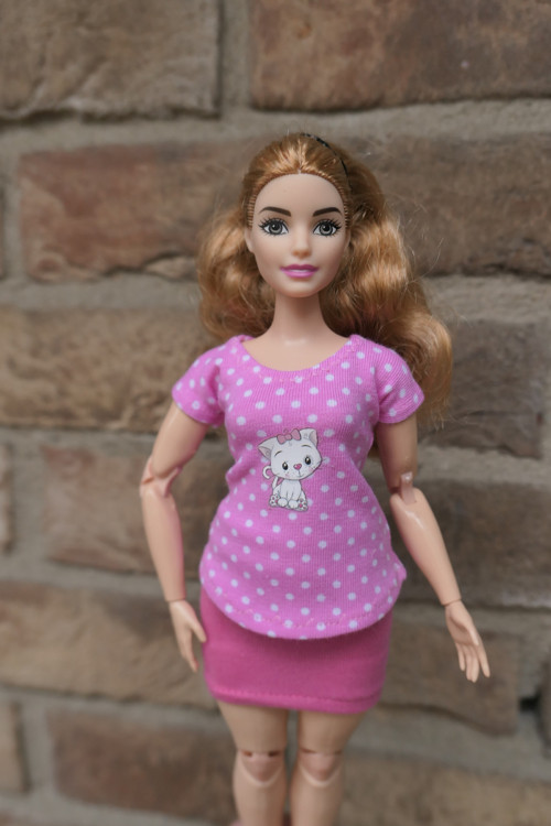 Barbie - baculka - tričko s kočičkou — foto 2