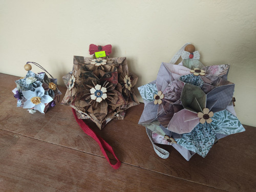 Kusudama retro velká — foto 3