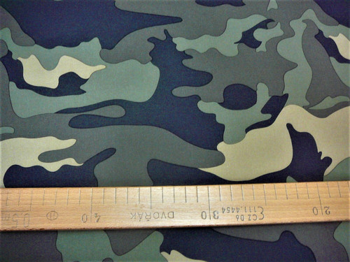 Softshell s fleecem maskáčový - khaki - 355g/m2 — foto 2