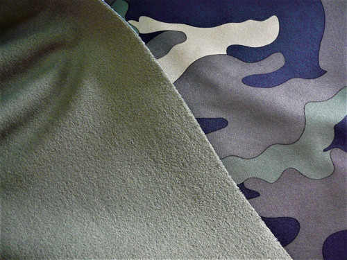 Softshell s fleecem maskáčový - khaki - 355g/m2 — foto 3
