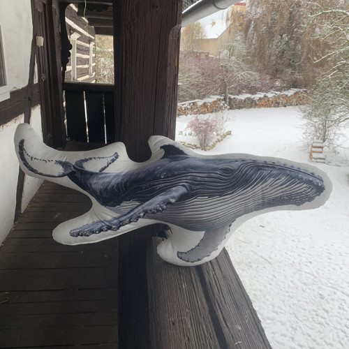 Velryba - 3D polštář — foto 3