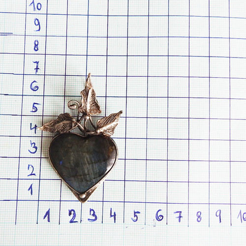 Labradorit srdce — foto 4