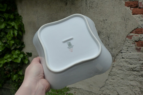 Noční plameňáci...porcelánová mísa, Československo — foto 4