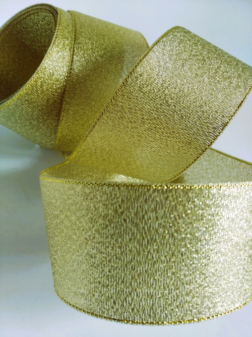Stuha - zlatá třpytivá — foto 3