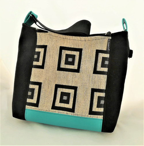 SQUARE BAG * tyrkys * PARROT® — foto 2