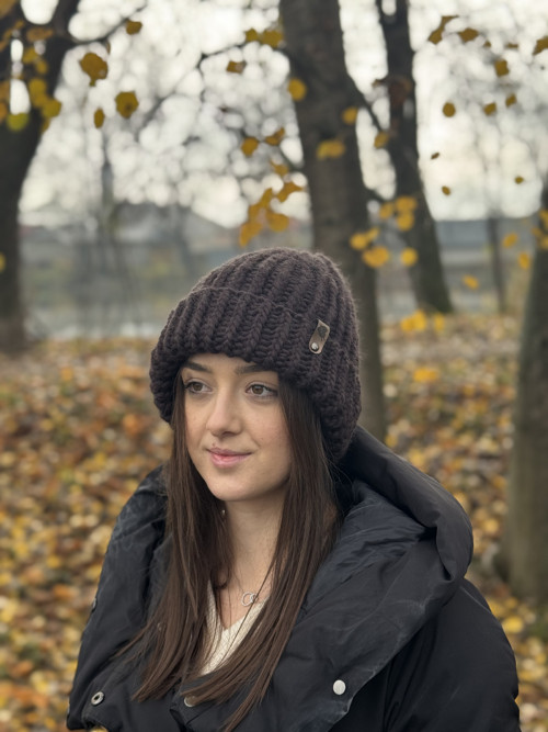 Čepice čokoládová — foto 4