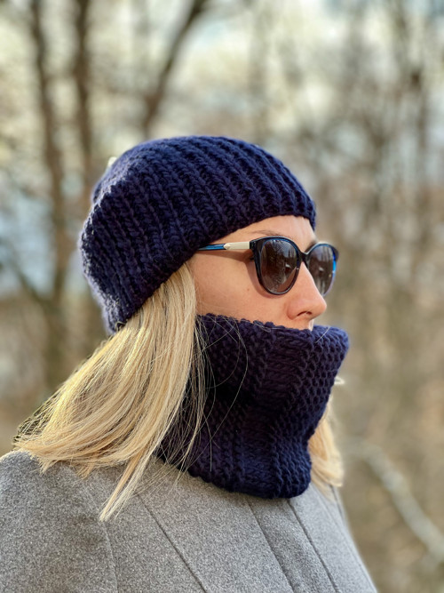 Tmavomodry set Virgine wool — foto 3