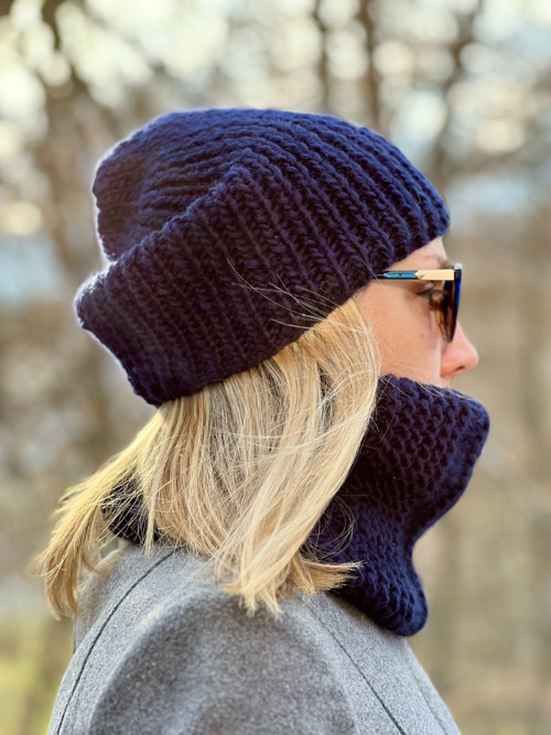 Tmavomodry set Virgine wool — foto 6
