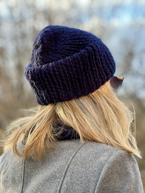Tmavomodry set Virgine wool — foto 2