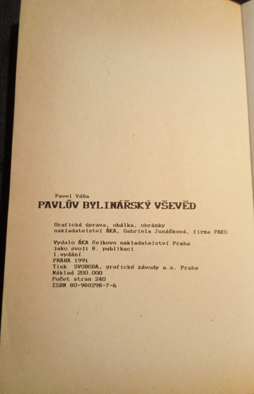 Pavlův bylinářský Vševěd — foto 3