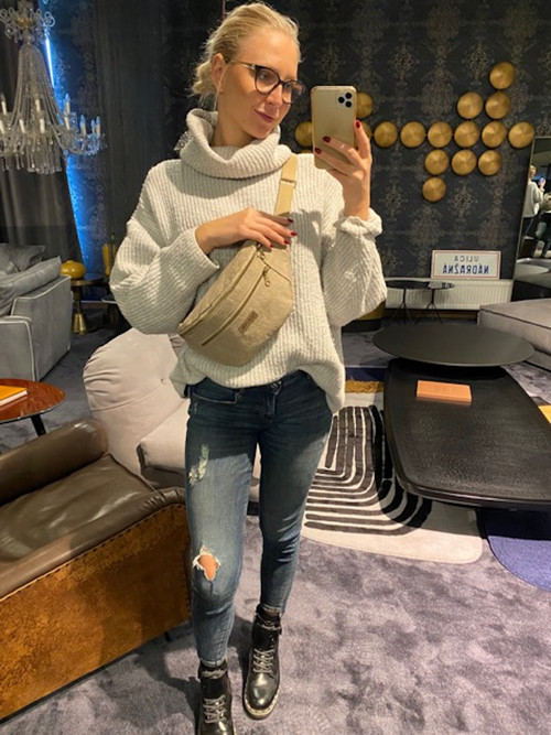 Fanny Pack " Dark Beige" — foto 2