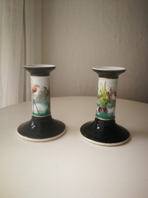 2x porcelánový svícen — foto 6