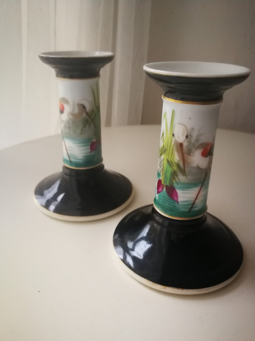 2x porcelánový svícen — foto 5