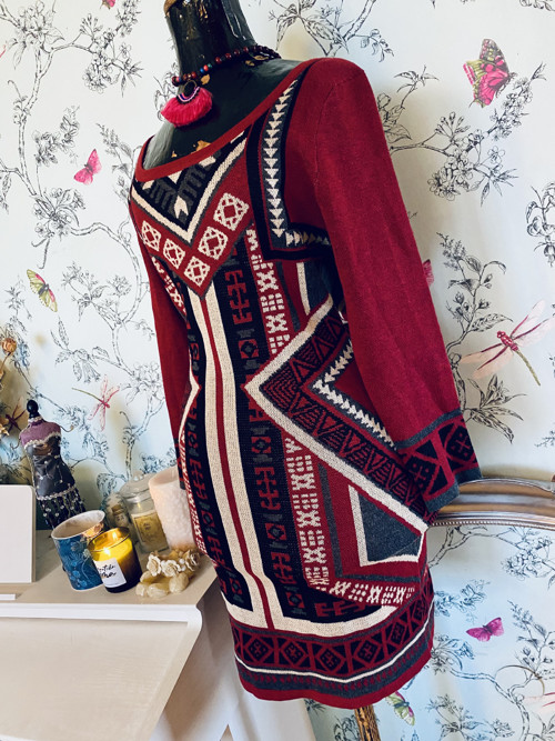 Šaty retro grafické — foto 4