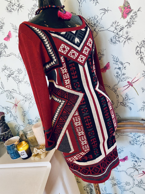 Šaty retro grafické — foto 3
