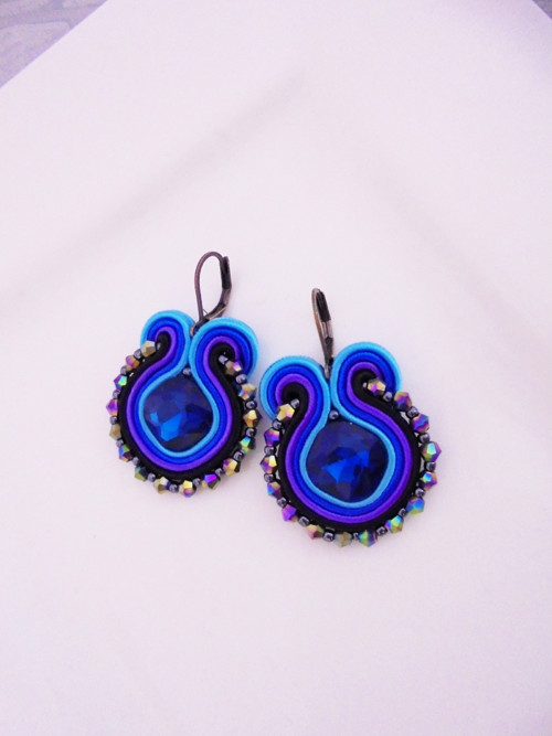 Soutache náušnice — foto 2