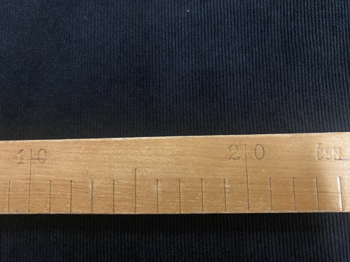 Manšestr s elastanem černý - šíře 140cm — foto 2