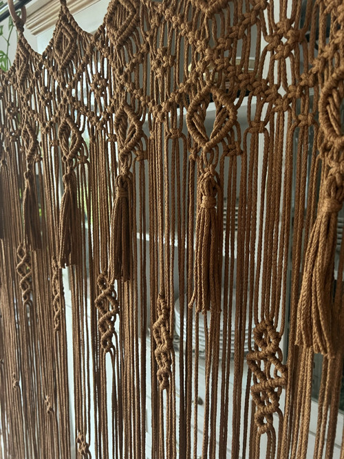 Macrame záclona — foto 2